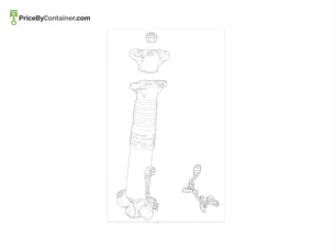 MERCEDES-BENZ 1673206204 — Mercedes-Benz Genuine SHOCK ABSORBER 1673206204