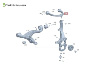 MERCEDES-BENZ 1673306800 — Mercedes-Benz Genuine TRANSVERSE CONTROL ARM 1673306800
