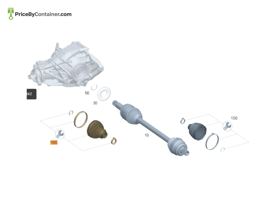 MERCEDES-BENZ 1673503701 — MERCEDES BENZ GENUINE REPAIR KIT BOOT A1673503701
