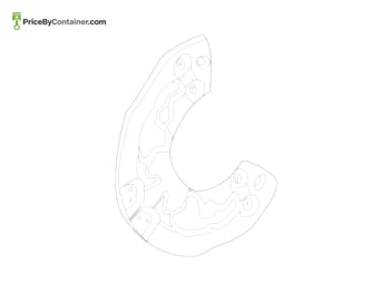 MERCEDES-BENZ 1674214000 — Mercedes-Benz Genuine BRAKE COVER PLATE 1674214000