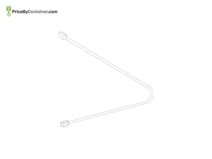 MERCEDES-BENZ 1674280000 — Mercedes-Benz Genuine BRAKE HOSE 1674280000