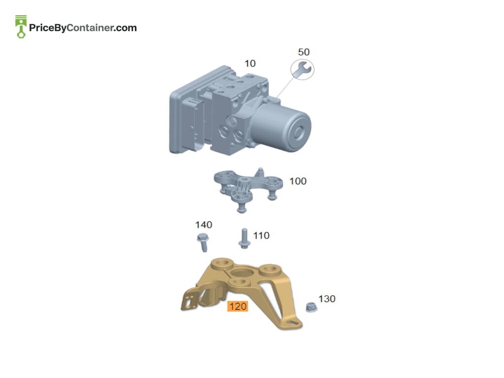 MERCEDES-BENZ 1674300100 — MERCEDES BENZ GENUINE HOLDER A1674300100