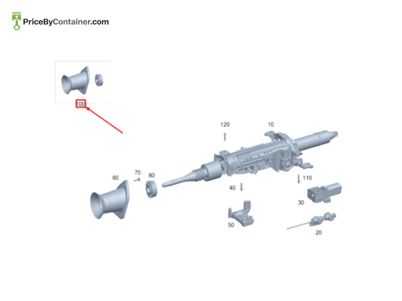 MERCEDES-BENZ 1674609400 — MERCEDES BENZ GENUINE STEERING SHAFT BEARING A1674609400