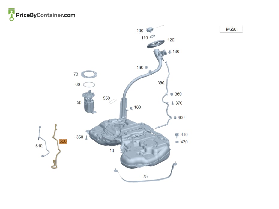 MERCEDES-BENZ 1674706404 — MERCEDES BENZ GENUINE FUEL LINE A1674706404