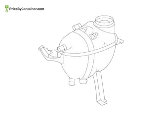 MERCEDES-BENZ 1675009900 — Mercedes-Benz Genuine EXPANSION RESVR. COOLANT 1675009900