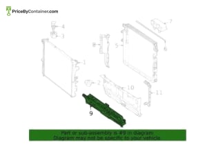MERCEDES-BENZ 1675052500 — Mercedes-Benz Genuine AIR DUCT SEGMENT 1675052500
