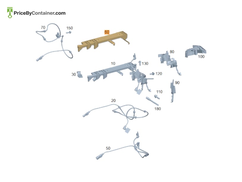 MERCEDES-BENZ 1675466901 — MERCEDES BENZ GENUINE LINE BRACKET A1675466901