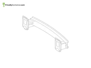 MERCEDES-BENZ 1676100404 — Mercedes-Benz Genuine CROSS MEMBER REAR 1676100404