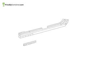 MERCEDES-BENZ 1676302304 — Mercedes-Benz Genuine LONGITUDINAL MEMBER 1676302304
