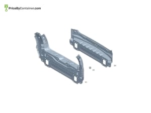 MERCEDES-BENZ 1676404600 — Mercedes-Benz Genuine REAR-END CENTER SECTION 1676404600
