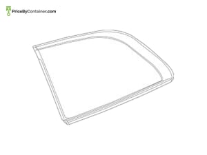 MERCEDES-BENZ 1676700601 — Mercedes-Benz Genuine SIDE WINDOW FIXED 1676700601
