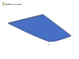 MERCEDES-BENZ 1676708400 — Mercedes-Benz Genuine SIDE WINDOW PANE TINTED 1676708400