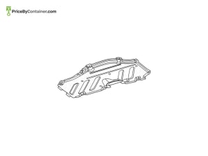 MERCEDES-BENZ 1676803600 — Mercedes-Benz Genuine TRIM, SUBSTRUCTURE 1676803600