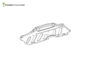 MERCEDES-BENZ 1676809601 — Mercedes-Benz Genuine REAR SHILD 1676809601