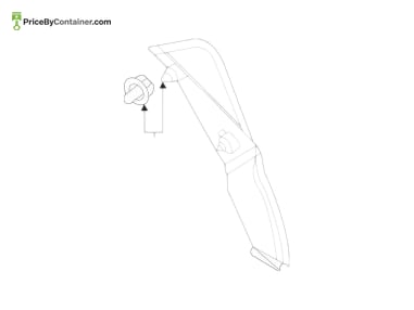 MERCEDES-BENZ 1676900102 — Mercedes-Benz Genuine D-PILLAR COVER 1676900102