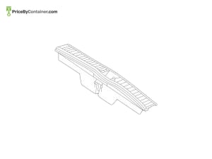 MERCEDES-BENZ 16769002009051 — Mercedes-Benz Genuine TRIM TRUNK SILL 16769002009051