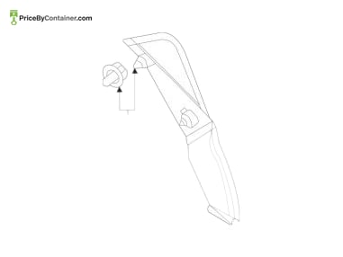 MERCEDES-BENZ 1676900202 — Mercedes-Benz Genuine D-PILLAR COVER 1676900202