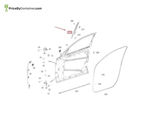MERCEDES-BENZ 1676904500 — Mercedes-Benz Genuine TRIM COVER 1676904500