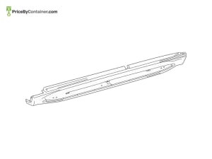 MERCEDES-BENZ 1676905502 — Mercedes-Benz Genuine MOUNTING RAIL 1676905502