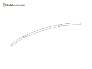 MERCEDES-BENZ 1676905909 — Mercedes-Benz Genuine TRIM STRIP – RLC 1676905909