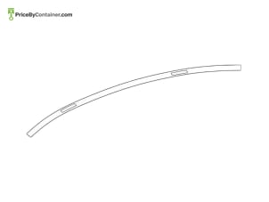 MERCEDES-BENZ 1676906009 — Mercedes-Benz Genuine TRIM STRIP 1676906009
