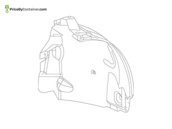 MERCEDES-BENZ 1676981602 — Mercedes-Benz Genuine COVER RH 1676981602