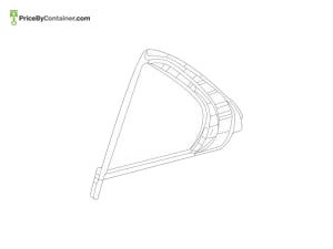 MERCEDES-BENZ 1677200100 — Mercedes-Benz Genuine SIDE WINDOW PANE 1677200100