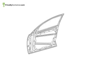 MERCEDES-BENZ 1677208700 — Mercedes-Benz Genuine DRIVER’S DOOR 1677208700
