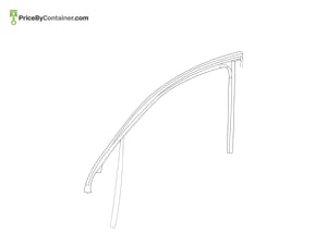 MERCEDES-BENZ 1677251400 — Mercedes-Benz Genuine WINDOW GUIDE RAIL 1677251400