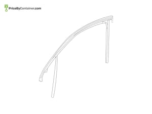 MERCEDES-BENZ 1677252600 — Mercedes-Benz Genuine WINDOW GUIDE RAIL 1677252600