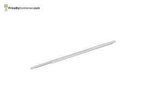 MERCEDES-BENZ 1677302901 — Mercedes-Benz Genuine SEALING RAIL 1677302901