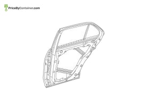 MERCEDES-BENZ 1677303801 — Mercedes-Benz Genuine REAR DOOR 1677303801