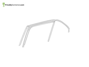MERCEDES-BENZ 1677355800 — Mercedes-Benz Genuine WINDOW GUIDE RAIL 1677355800