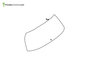 MERCEDES-BENZ 1677401800 — Mercedes-Benz Genuine REAR WINDOW TINTED 1677401800