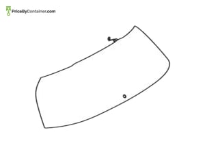 MERCEDES-BENZ 1677402000 — Mercedes-Benz Genuine REAR WINDOW TINTED 1677402000