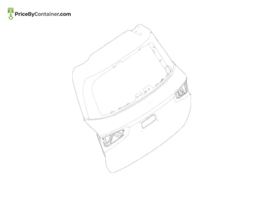 MERCEDES-BENZ 1677403800 — Mercedes-Benz Genuine REAR-END DOOR 1677403800