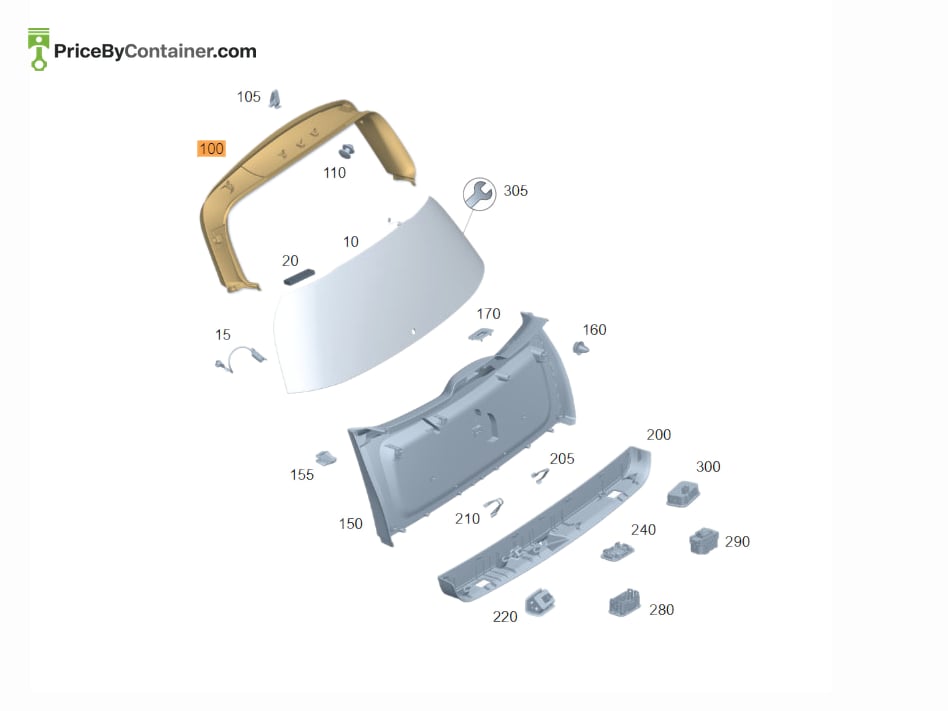 MERCEDES-BENZ 16774076008U13 — MERCEDES BENZ GENUINE TRIM WINDOW FRAME A16774076008U13