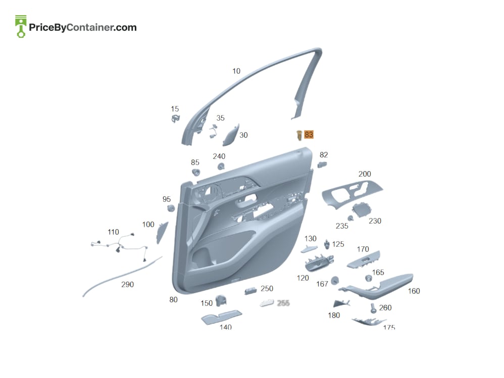 MERCEDES-BENZ 1677660100 — MERCEDES BENZ GENUINE TRIM RING A1677660100