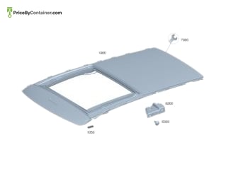 MERCEDES-BENZ 1677802300 — Mercedes-Benz Genuine SUNROOF GLASS 1677802300
