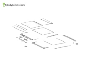 MERCEDES-BENZ 1677808600 — Mercedes-Benz Genuine SLIDING SUNROOF FRAME 1677808600