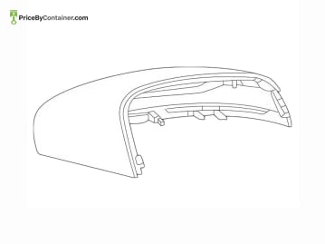 MERCEDES-BENZ 16781062059999 — Mercedes-Benz Genuine MIRROR SHELL 16781062059999
