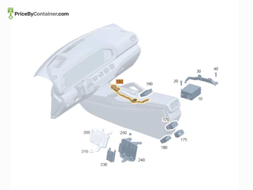 MERCEDES-BENZ 167820950080 — MERCEDES BENZ GENUINE MULTIMEDIA CON. UNIT A167820950080