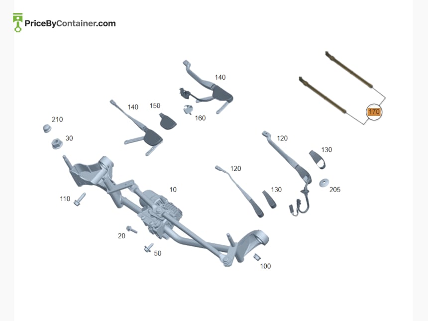 MERCEDES-BENZ 1678209501 — MERCEDES BENZ GENUINE WIPER BLADE A1678209501