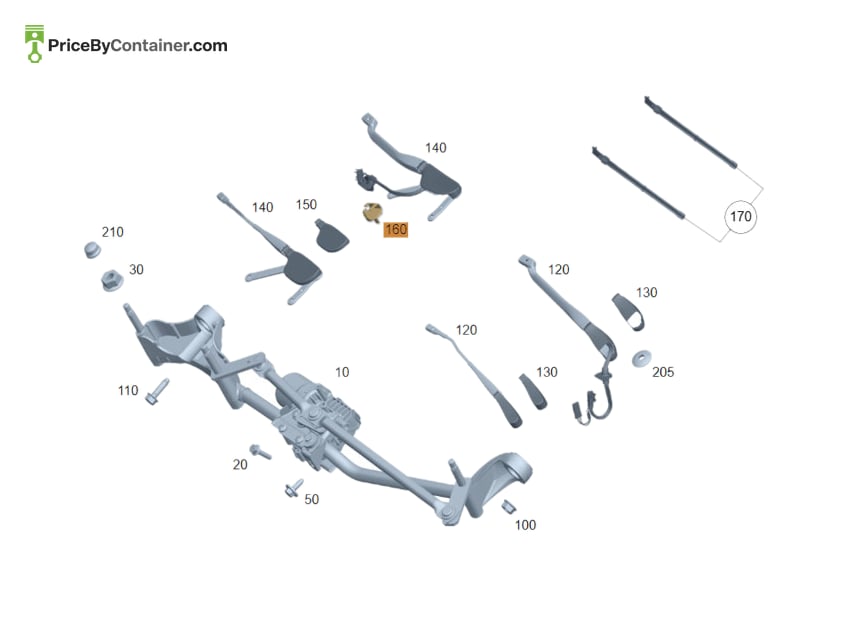 MERCEDES-BENZ 1678691900 — MERCEDES BENZ GENUINE GUIDE TUBE A1678691900