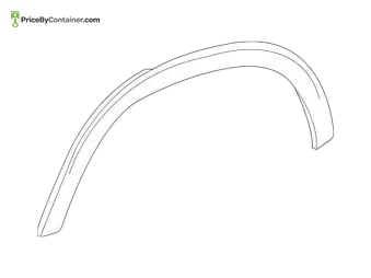MERCEDES-BENZ 16788001059040 — MERCEDES BENZ GENUINE – 16788001059040 WHEEL ARCH COVER GENUINE BODY PARTS