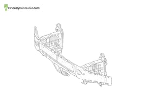 MERCEDES-BENZ 1678804301 — Mercedes-Benz Genuine MOUNTING RAIL 1678804301