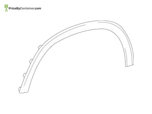 MERCEDES-BENZ 16788097049149 — Mercedes-Benz Genuine WHEEL ARCH COVER 16788097049149