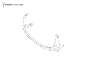MERCEDES-BENZ 1678850204 — Mercedes-Benz Genuine BASIC CARRIER BUMPER 1678850204
