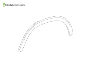 MERCEDES-BENZ 1678851400 — Mercedes-Benz Genuine MOULDING 1678851400