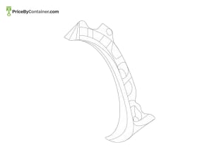 MERCEDES-BENZ 1678851603 — Mercedes-Benz Genuine COVER BUMPER 1678851603